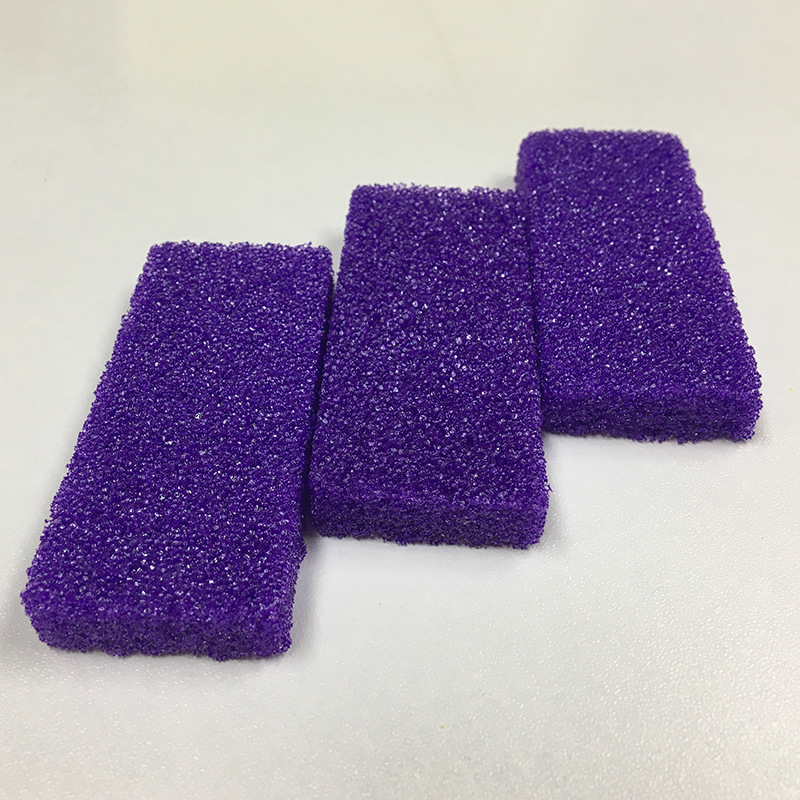 Wholesale Foot Care Tool Nail Salon Used Disposable Colorful PU Foot File Pads Mini Sponges Pumice Stone for Foot