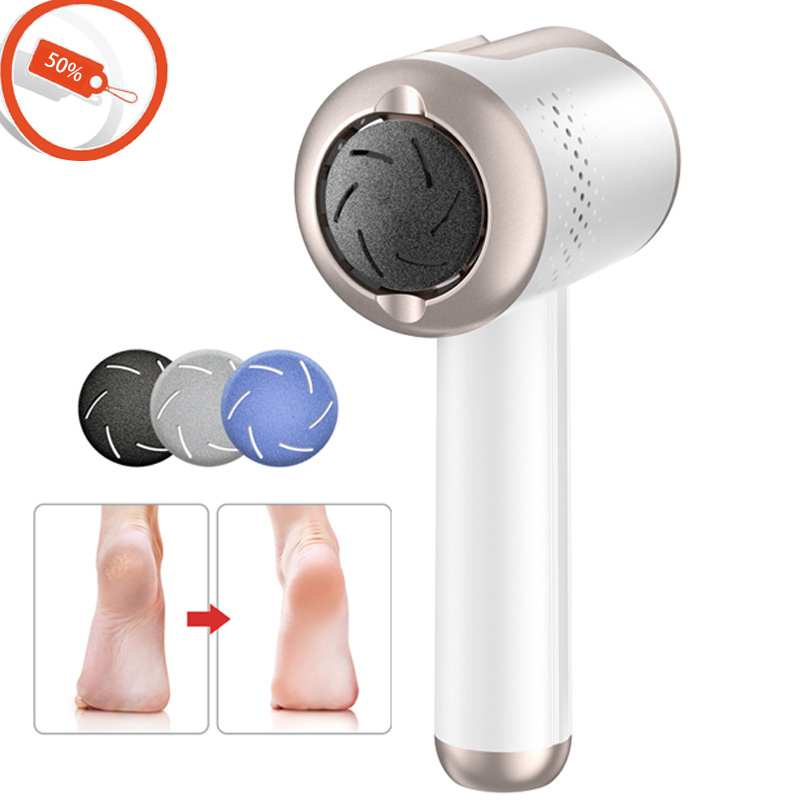 Discount 50% USB Rechargeable Exfoliator Portable Pedicure Hard Skin Removal Electronic Callus Shaver for Dead Rough Dry Skin