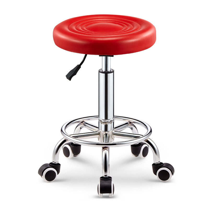 Adjustable Height Swivel Medical Clinic Classic Style Tattoo Spa Salon Barber Shop Stool Chair With Wheels