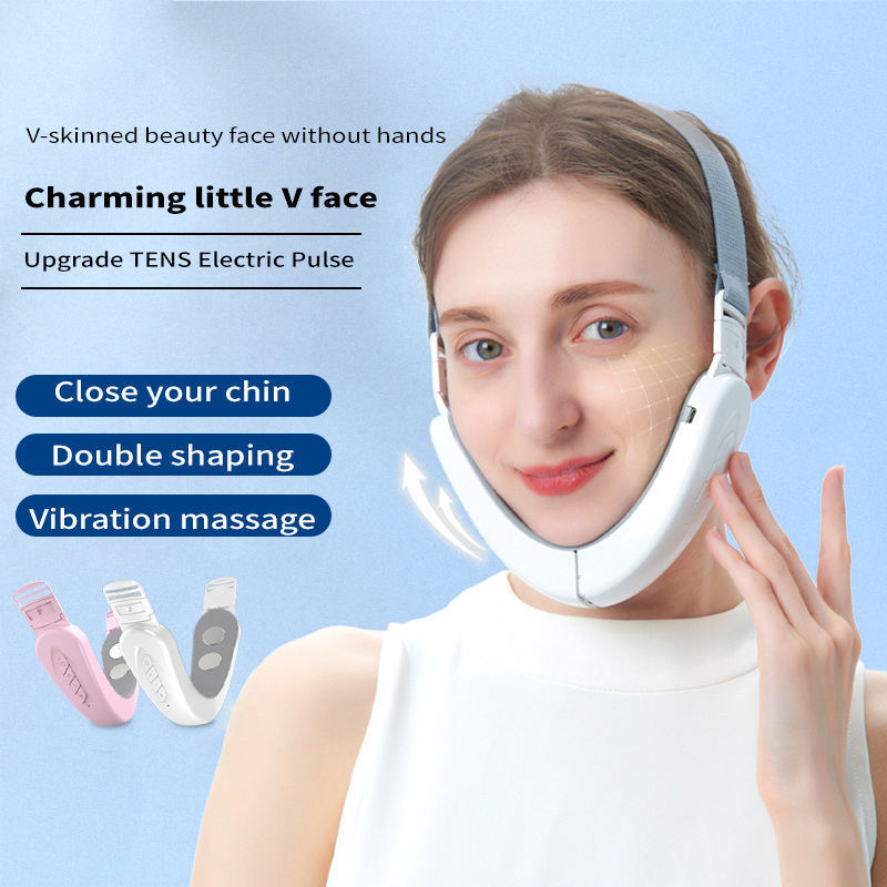 EMS V Shape Facial Lift Device Photon Therapy Slimming Face Massager Double Chin V Shape Face Lift Home Use Machine For Women