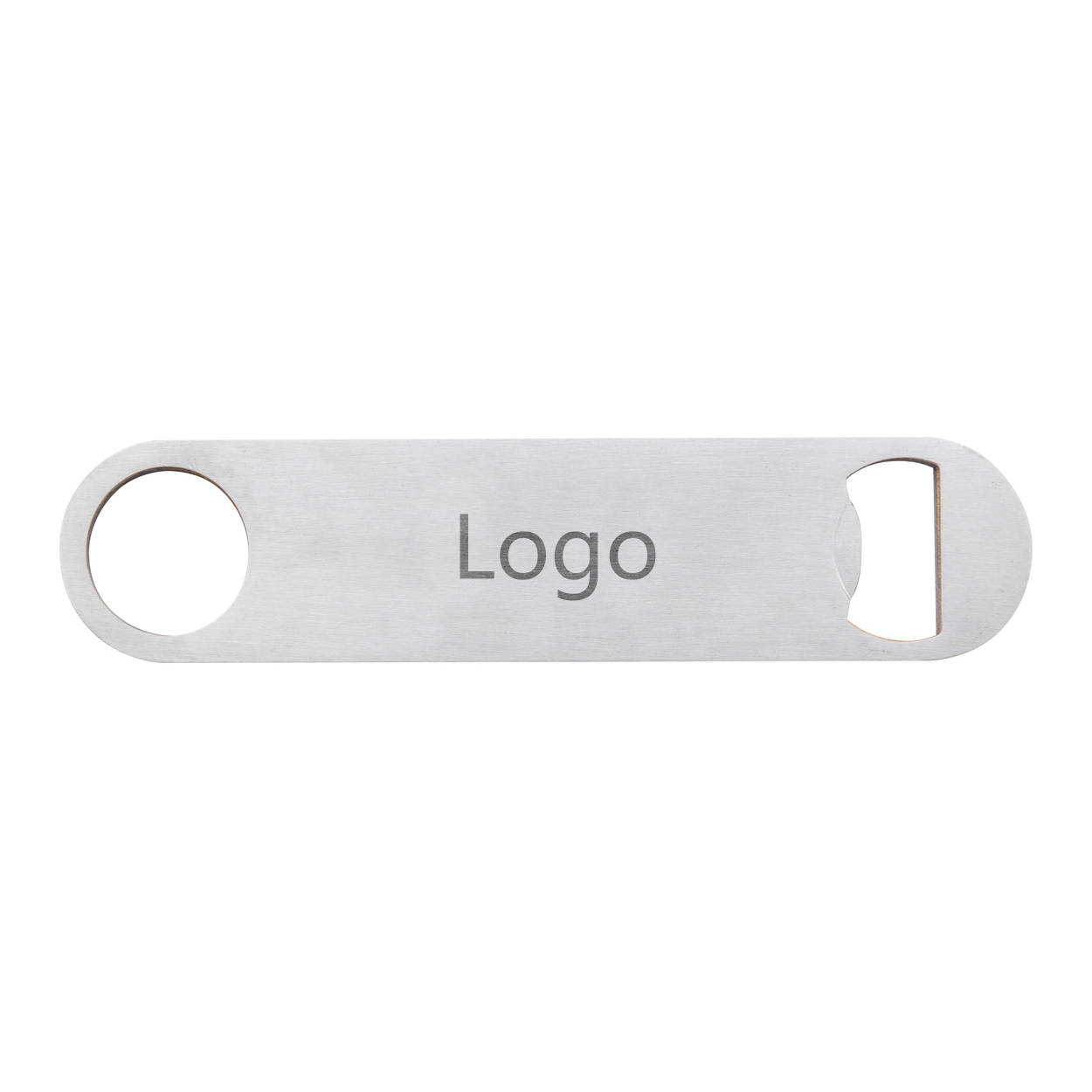 Factory Bamboo Covered Stainless Steel Speed Bottle Opener With Logo Printing