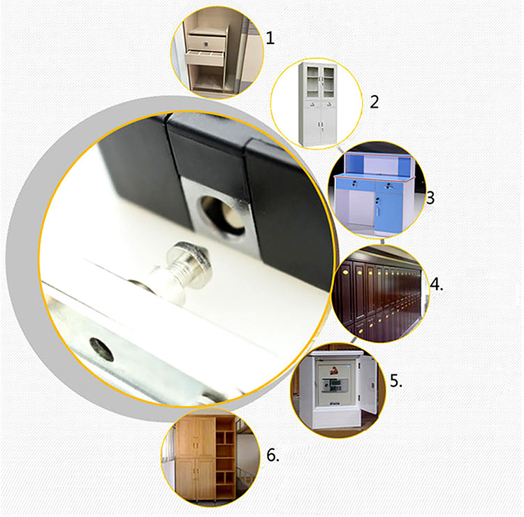 Topteq NFC Furniture Rifid LockerTTlock Remote Control Office Door App Drawer Cam Invisible Cabinet Lock