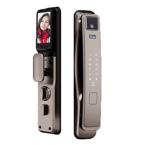 Smart finger vein code electronic data lock with smart home camera for authors