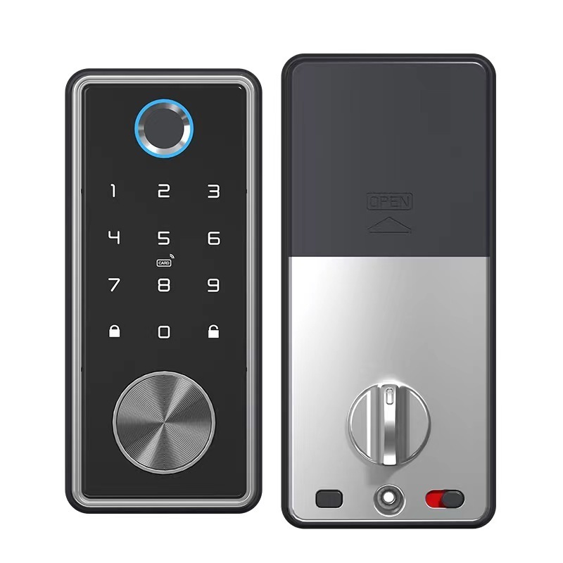 TOPTEQ T1 Smart Deadbolt Lock Intelligent Electronic Tuya TTlock NFC Digital Lock Deadbolt Lock Biometric Access