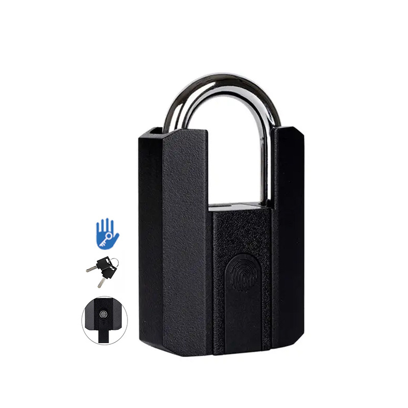 TOPTEQ TTLock Waterproof Fingerprint Smart Padlock Heavy-Duty Locks for Gate Fence Hasp Cabinet Toolbox School Gym Locker