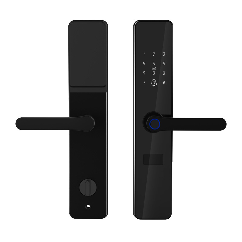 Chinese Factory Smart Lock Zigbee Security Door TTlock Tuya WIFI Fingerprint Door Lock Handle