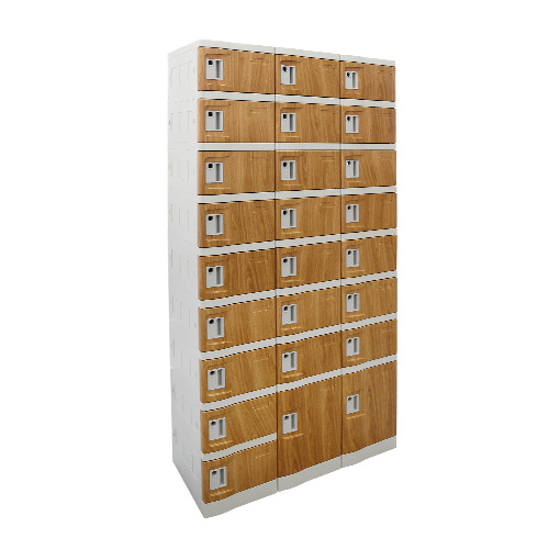 cheap school office furniture clothing storage cabinet 6 door locker with plastic handle small mini locker