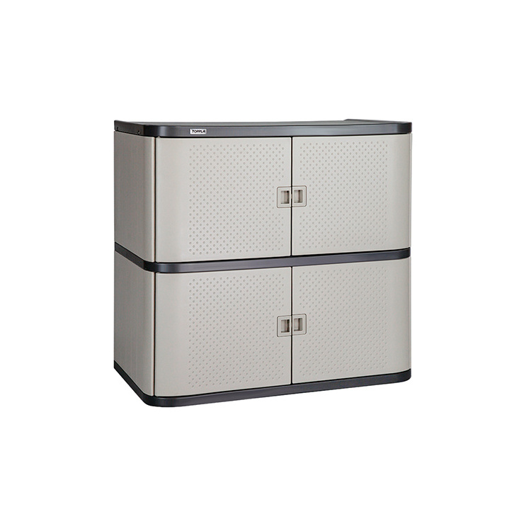 good quality storage for apartments modern plastic balcony cabinet locker waterproof outdoor storage cabinet