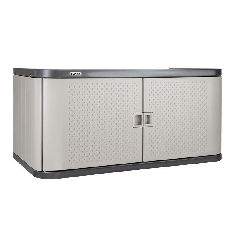 good quality storage for apartments modern plastic balcony cabinet locker waterproof outdoor storage cabinet