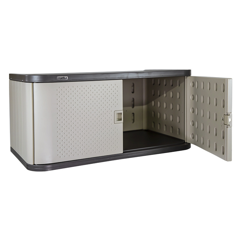 good quality storage for apartments modern plastic balcony cabinet locker waterproof outdoor storage cabinet