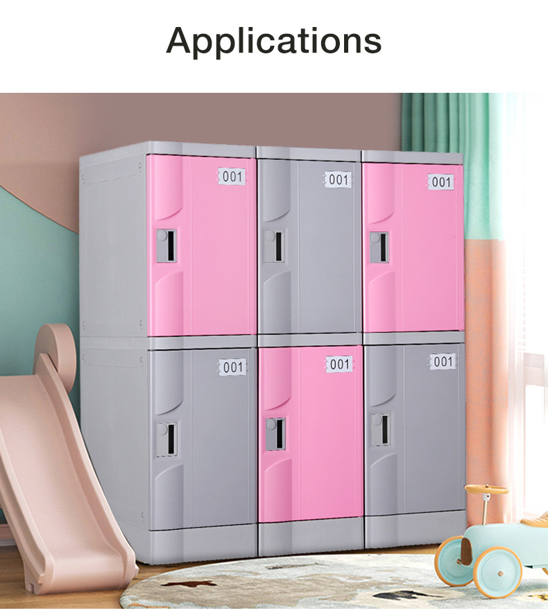 factory wholesale hot sale school gym plastic locker mini pink school locker gym electron locker