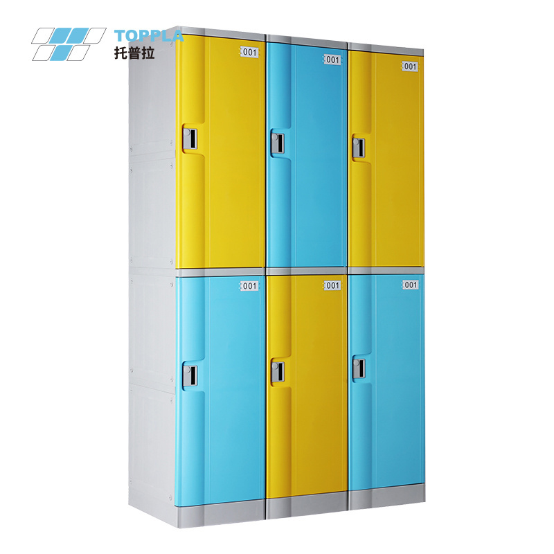 most popular lockers singapore abs furniture plastic foot locker cabinet 2 doors for gym commercial clothes storage locker