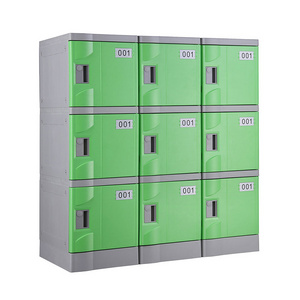 school corridor green white public 6 doors fashion lockers with pin code mudroom abs plastic locker