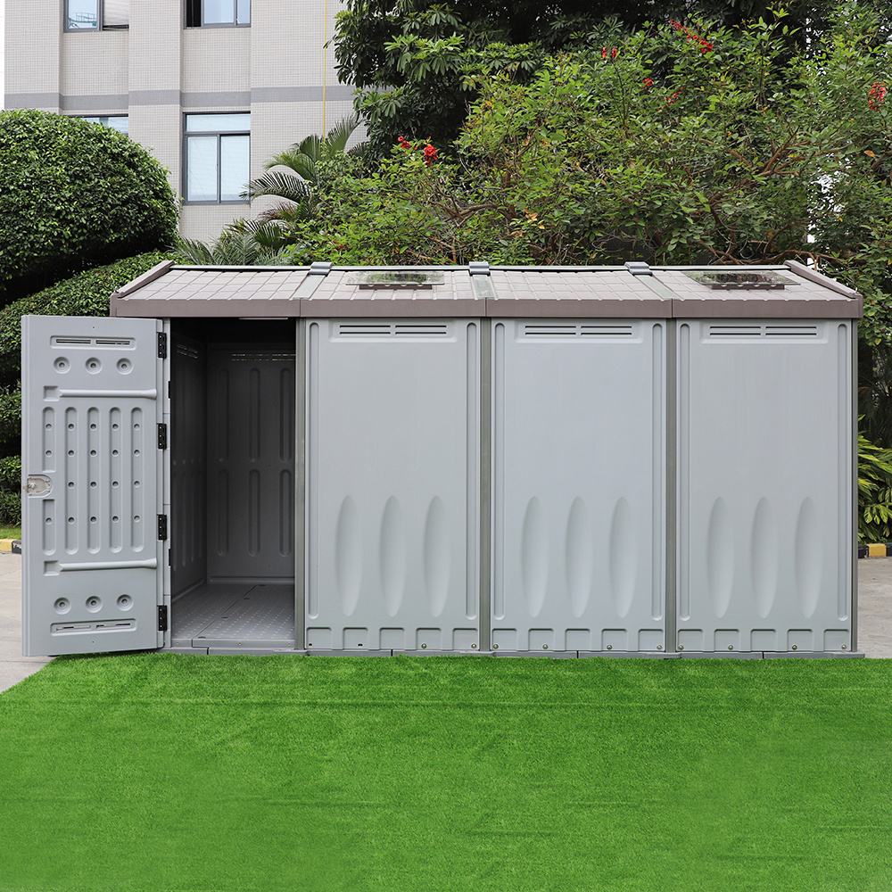 Toppla hdpe portable warehouses plastic house garden shed modern