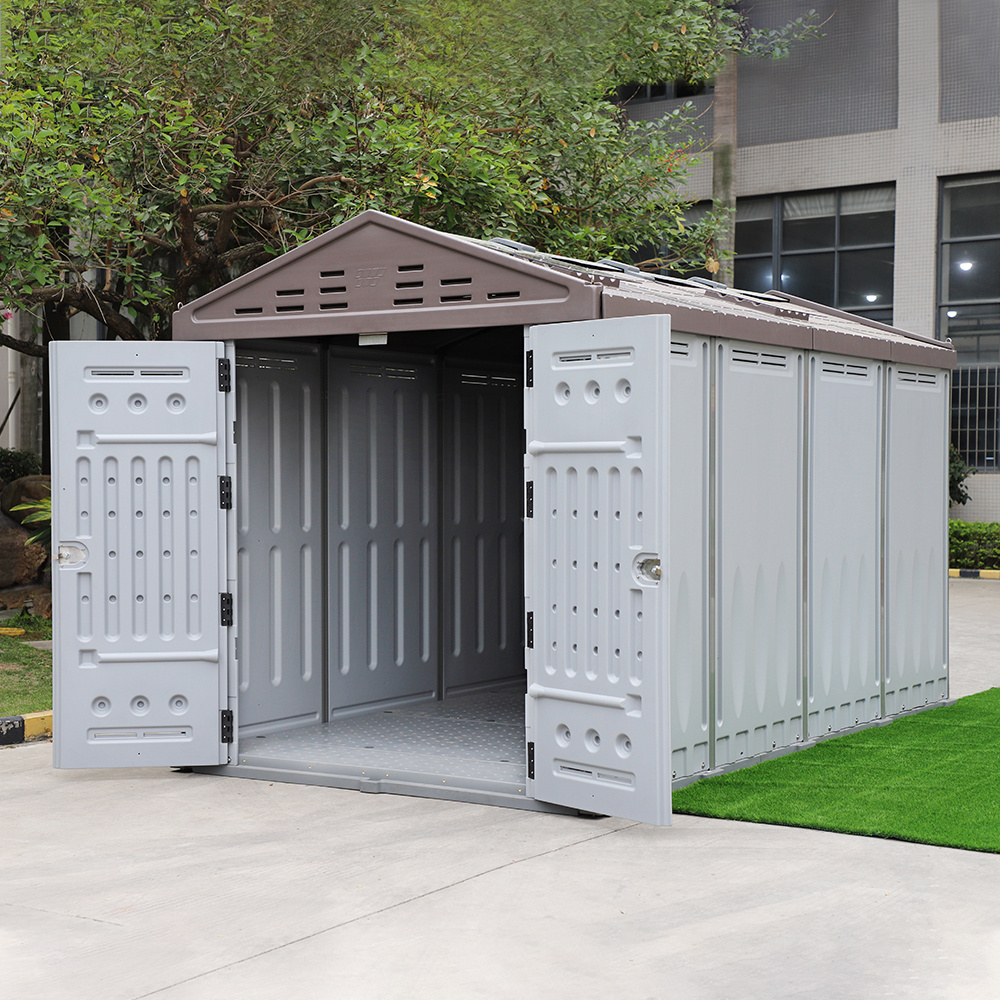 luxury shed house outdoor hdpe plastic high quality temporary house comfortable shed house outdoor for sale