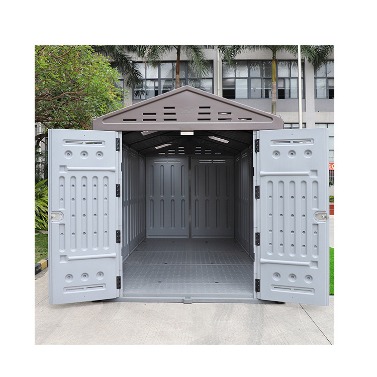 Toppla hdpe portable warehouses plastic house garden shed modern