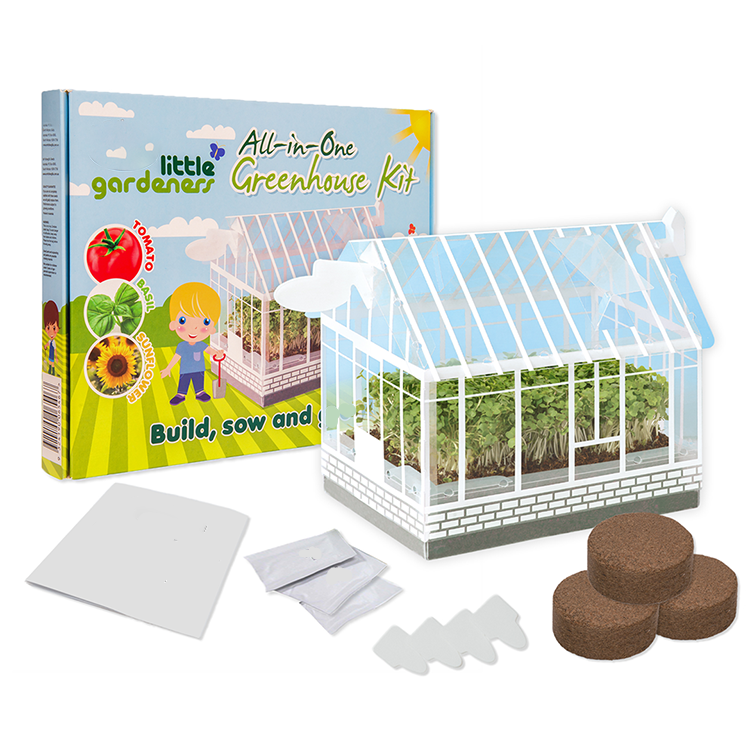 hot sell Creativity Kids Christmas Gift Children Mini Green House Greenhouse Kit