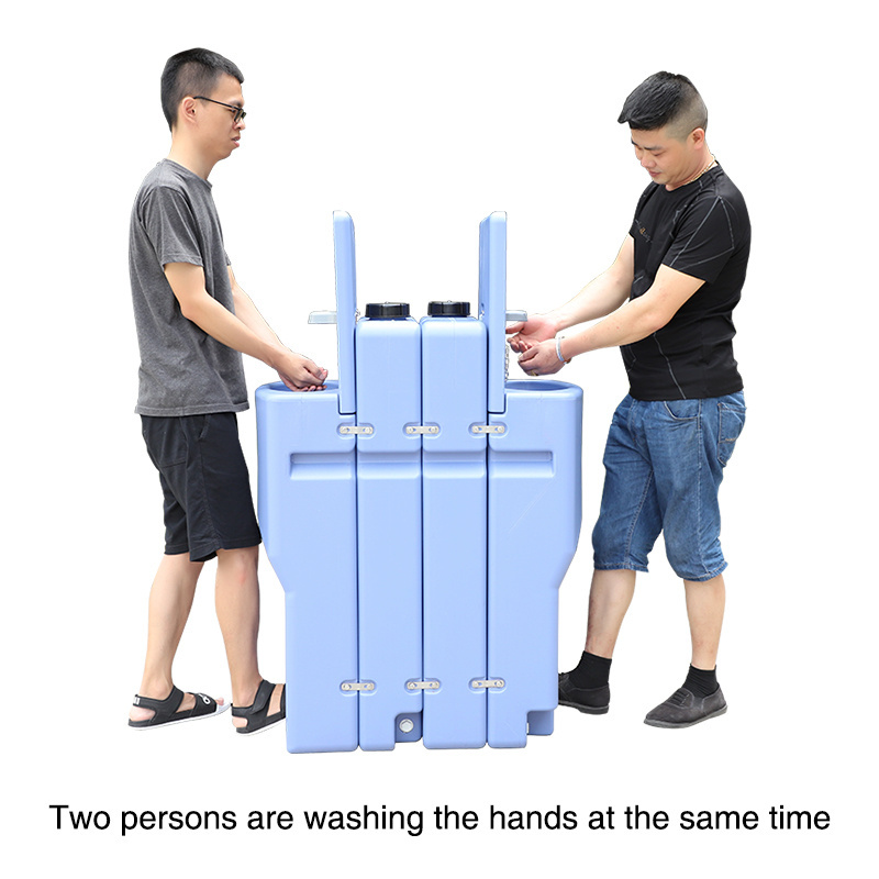 good quality outdoor portable hand wash station mobile hand wash sink with foot pump portable hand washing sink