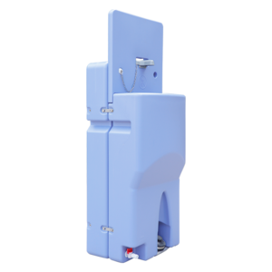 outdoor 65L waste and water tanks hand wash station mobile washbasin portable hand washing sink with hot and cold water