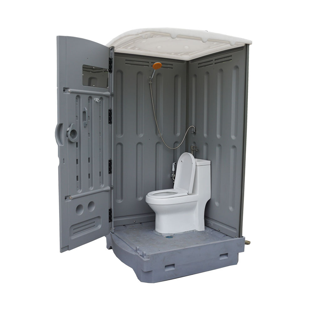 HDPE plastic rotomolding mobile Shower room with toilet inside