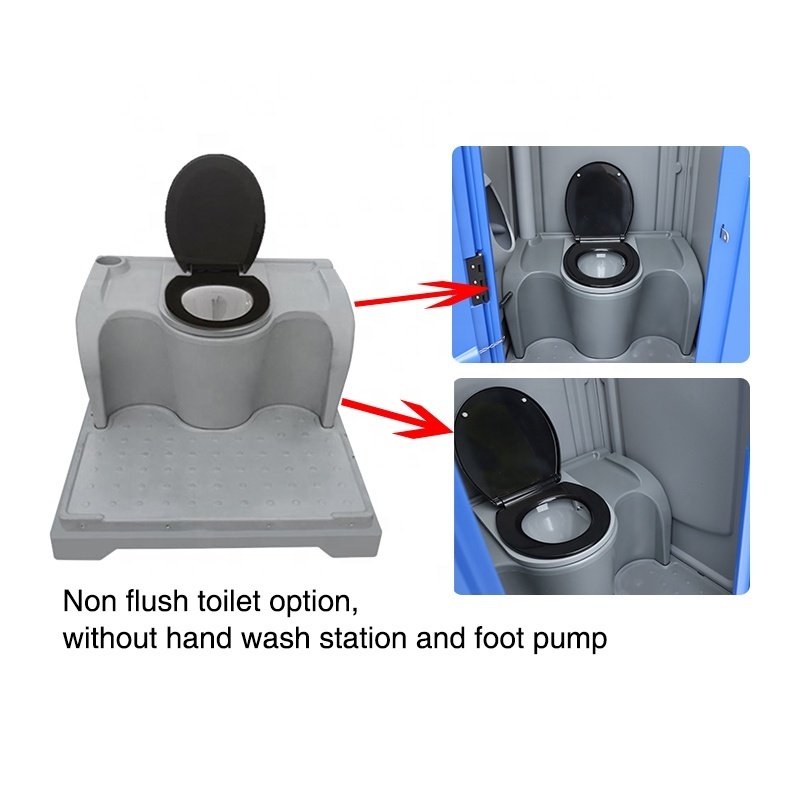 toppla hdpe flush plastic toilet luxury portable event mobile toilet portable restroom vip