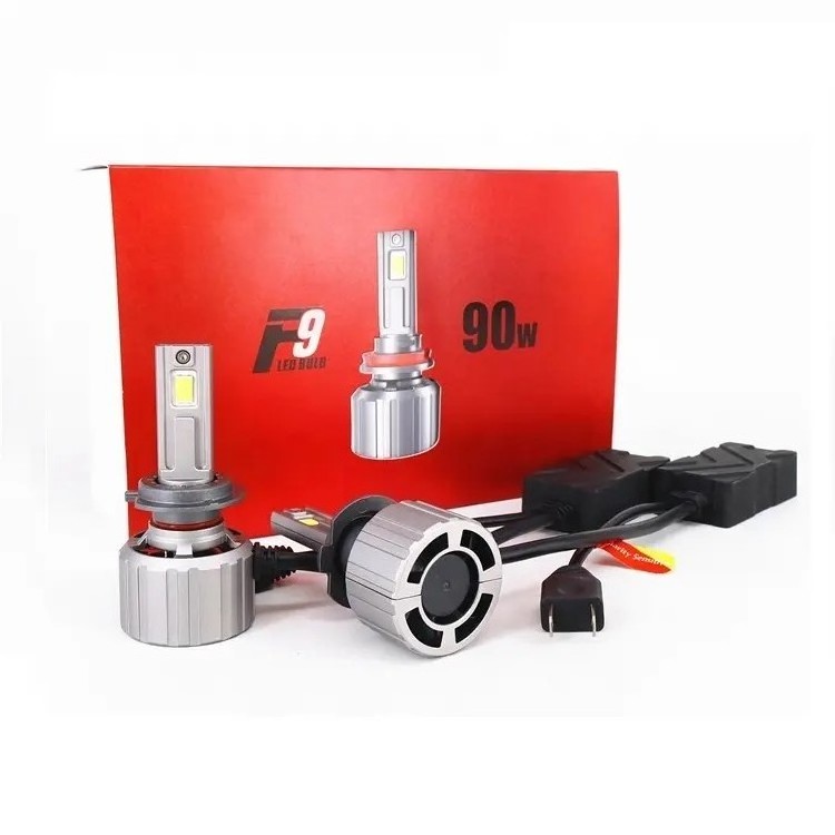 New design high power  F9 7545 CSP H4 H7 H11 9005 9006 H3 9012  LED headlights bulb car light accessories led