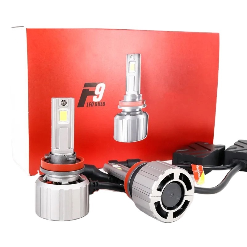 New design high power  F9 7545 CSP H4 H7 H11 9005 9006 H3 9012  LED headlights bulb car light accessories led