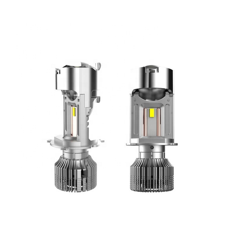 2024 New design  mini  bi led H4  projector headlight bulbs 55W 5500LM 6000K focos led lights