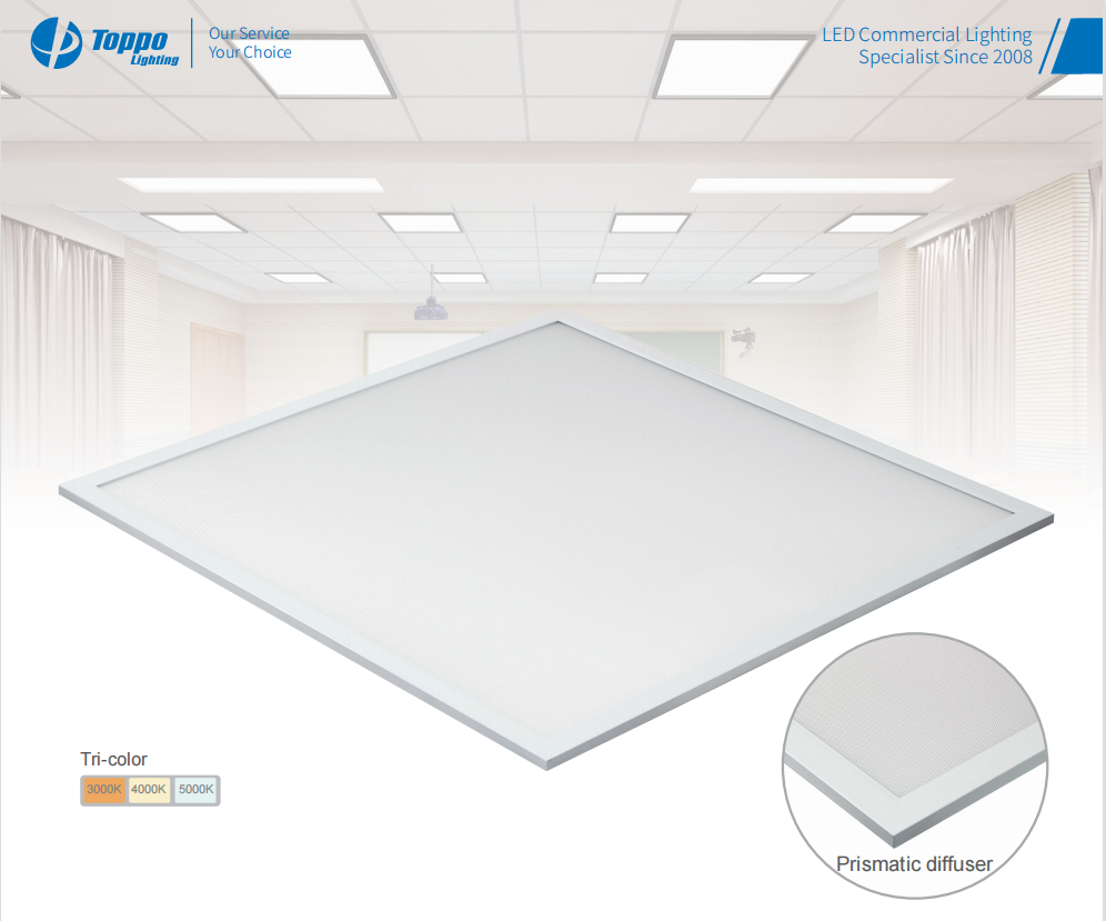 Toppo High Power 2x4ft Led Panels Lamp 120x60 Led Ceiling Panels Lamp 60W Led Panels