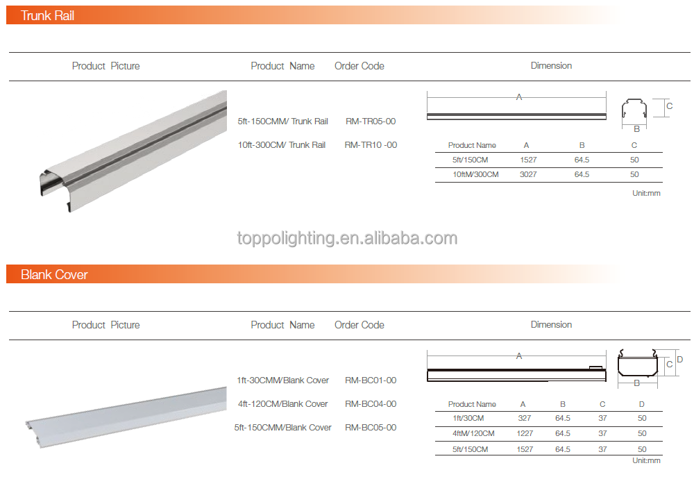 Adjustment Modular System Easy Install LED linear pendant Trunking System recessed linear lighting supermarket lighting