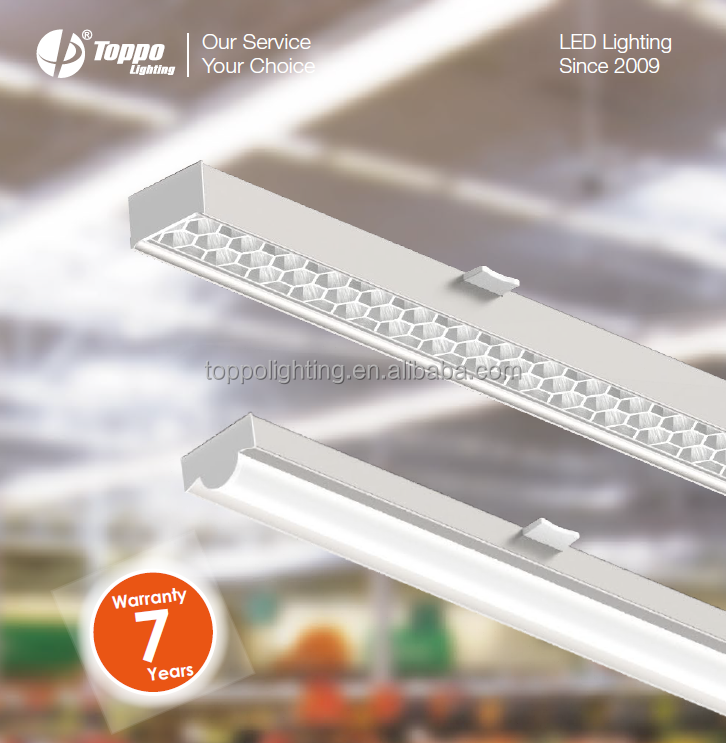 Adjustment Modular System Easy Install LED linear pendant Trunking System recessed linear lighting supermarket lighting