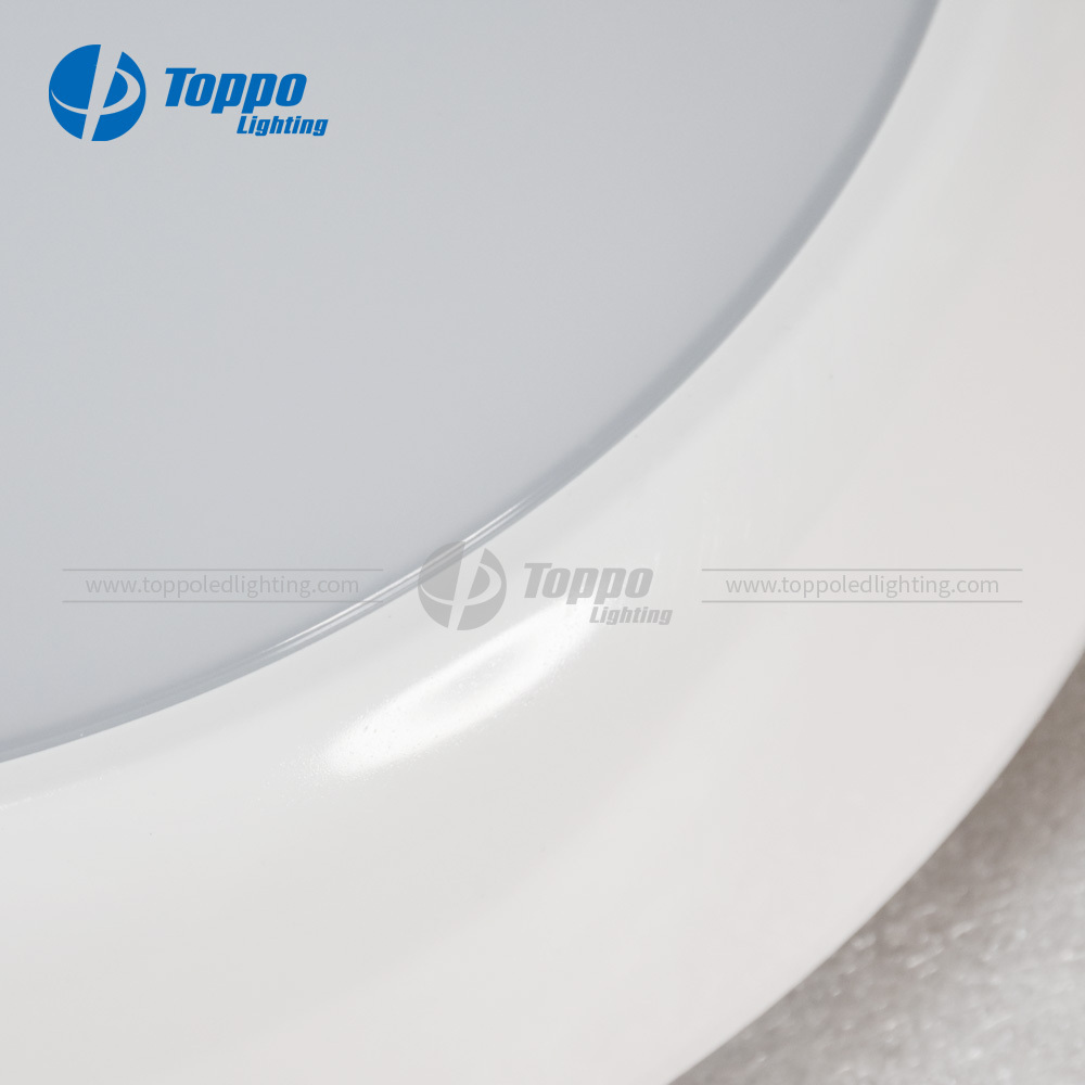 TOPPO Popular IP65 MOD 14W 18W emergency bulkhead led light with sensor Flush outdoor lights wall mounted Ceiling Lights