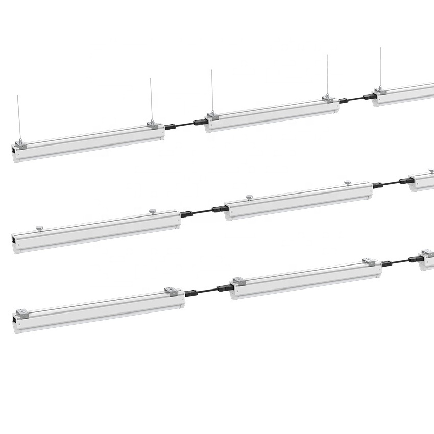 Surface mounted indoor supermarket aluminum 8 foot 8ft Magnetic fixture 4 feet 4ft linkable linear led t8 shop tube lights