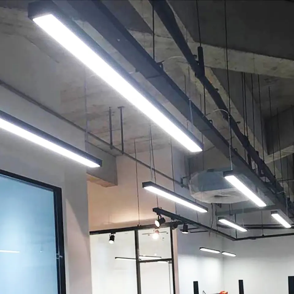 Toppo Hot 50W 100LM/W 4W linear light recessed Led linear light suspended pendant led lights for alumi office