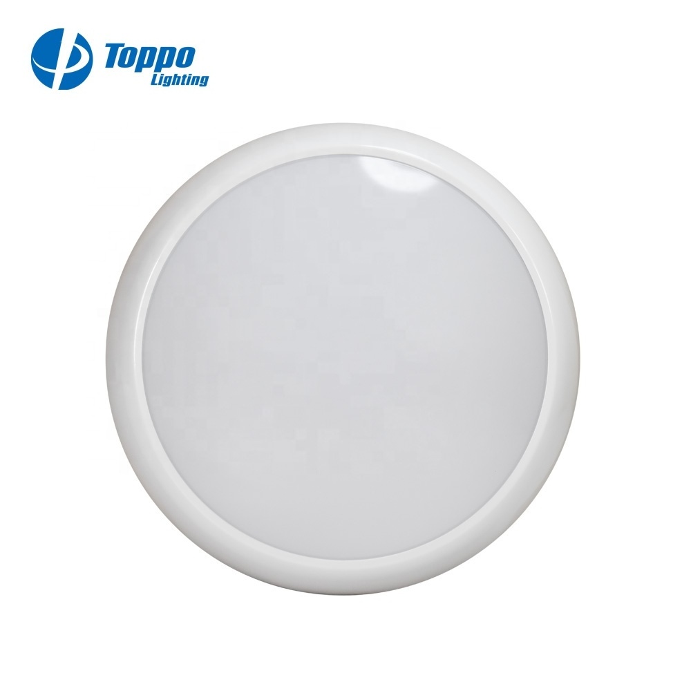 Toppo ce cb CCT Adjustable waterproof mod oyster wall pack ip65 emergency battery ceiling light garden lights outdoor wall light