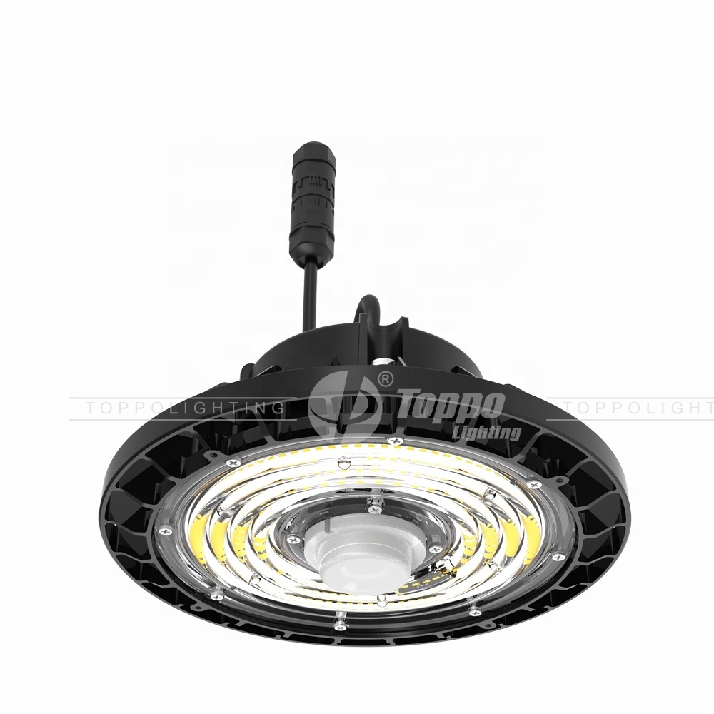 Toppo 190 LM/W on off die-cast case new functional led ufo highbay industrial lighting ip65 waterproof highbay for industrial