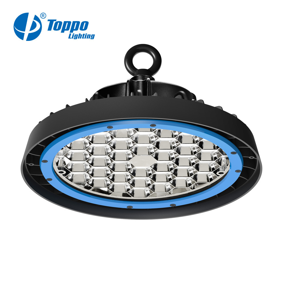 Toppo D-Mark Low glare UGR<22 dimmable led ufo high bay 200 240w led ufo highbay industrial lighting ip65 waterproof highbay