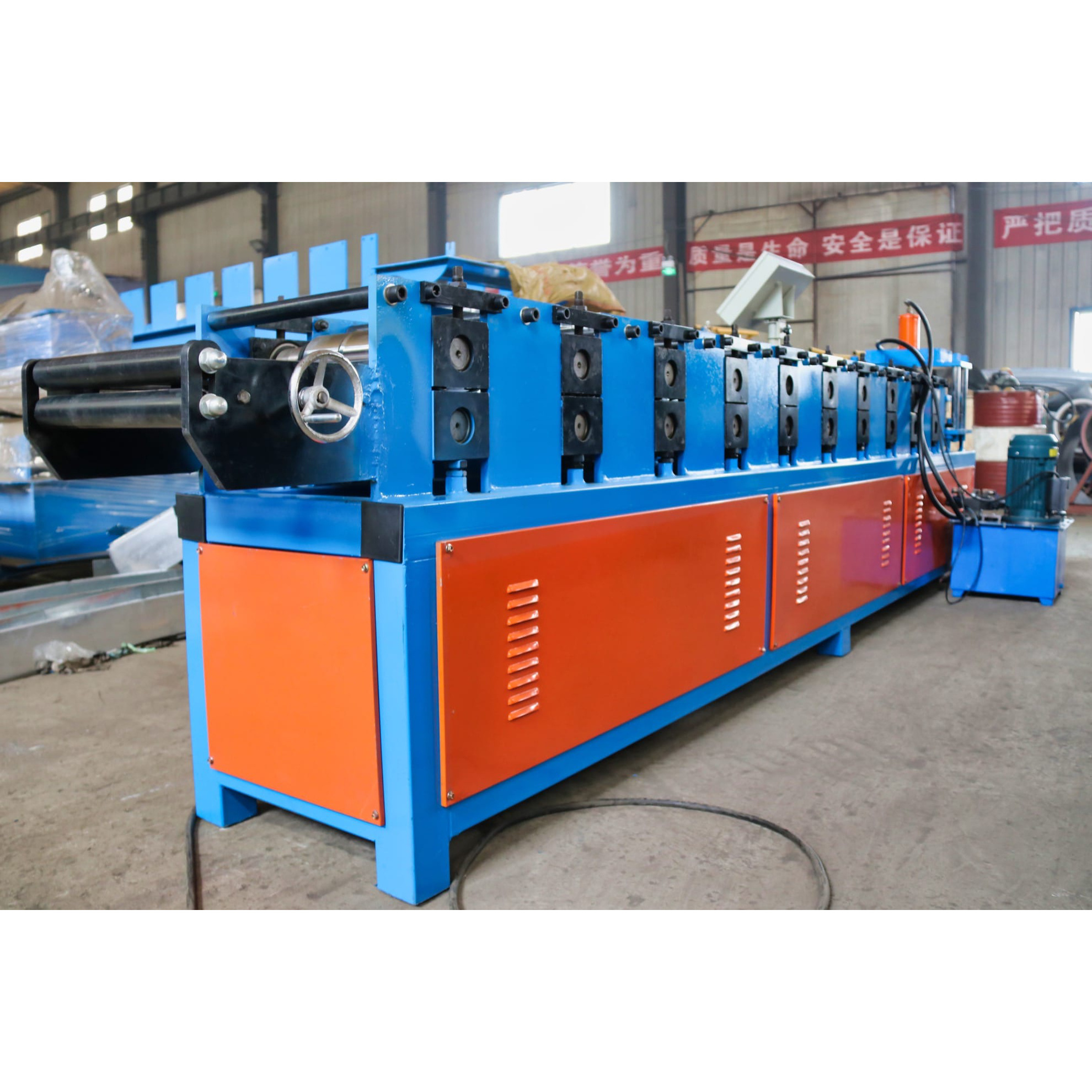 Metal Palisade Fence Roll Forming Machine, Fence Production Line