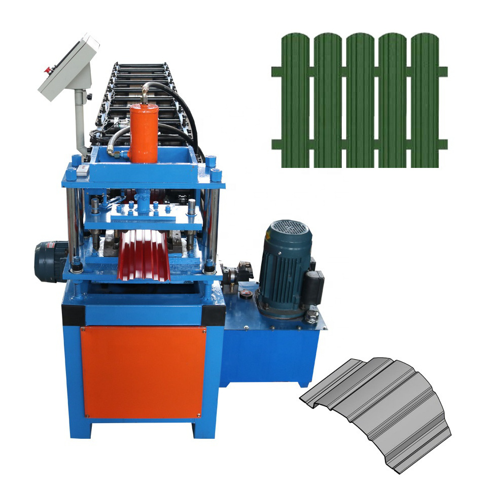 Metal Palisade Fence Roll Forming Machine, Fence Production Line