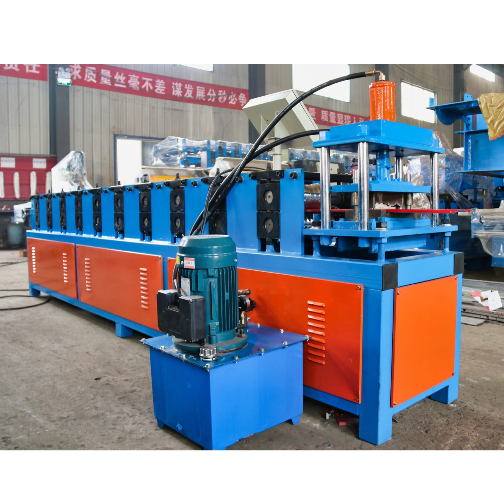 Metal Palisade Fence Roll Forming Machine, Fence Production Line