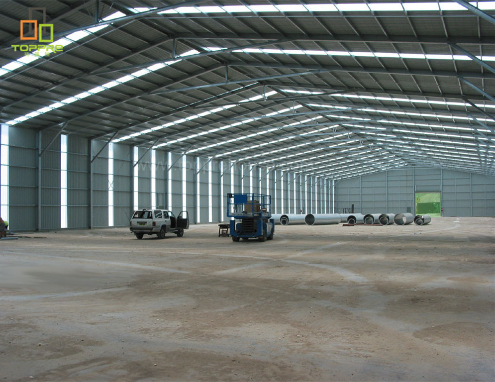 Light steel structure building workshop house prefabricated construction precast design for industrial prefab warehouse