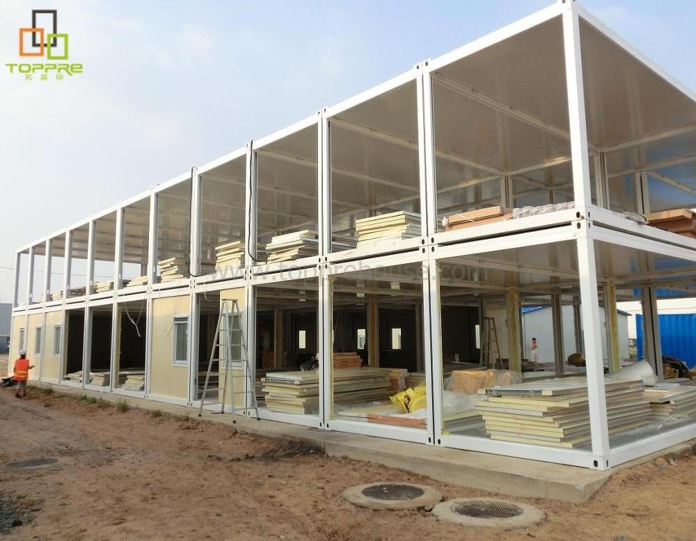 Casas modulares prefabricadas Boarding houses plans for 2x20ft modular hotel prefab/prefabricated duplex container homes