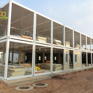 Guangdong fully furnished expandable prefab container homes for pakistan modular restaurant buildings