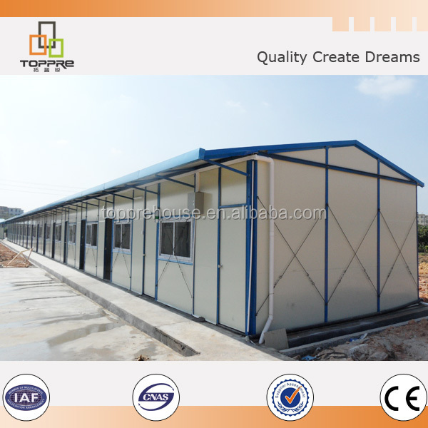 Low cost prefab prefabricated 3 story pre manufacture home modular easy assemble houses for ecuador in puerto rico for staff