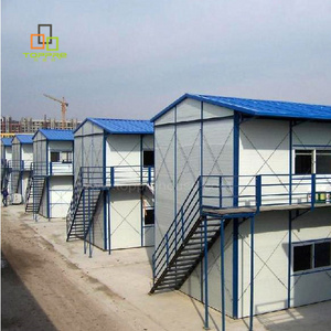 Low cost prefab prefabricated 3 story pre manufacture home modular easy assemble houses for ecuador in puerto rico for staff