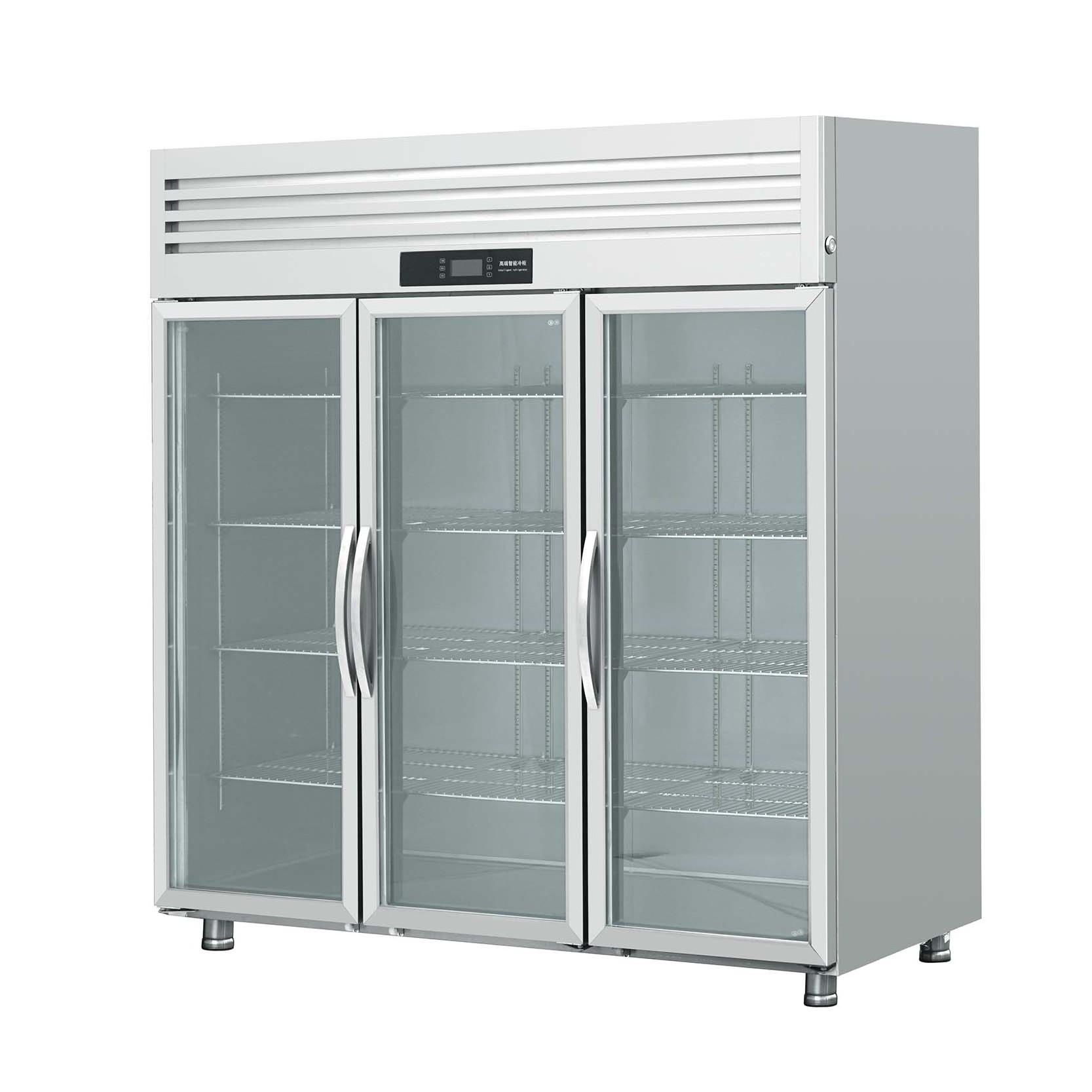 Hot Selling 6 Doors Commercial Freezers Refrigerator 201 Stainless Steel Refrigeration Equipment Kitchen Freezer