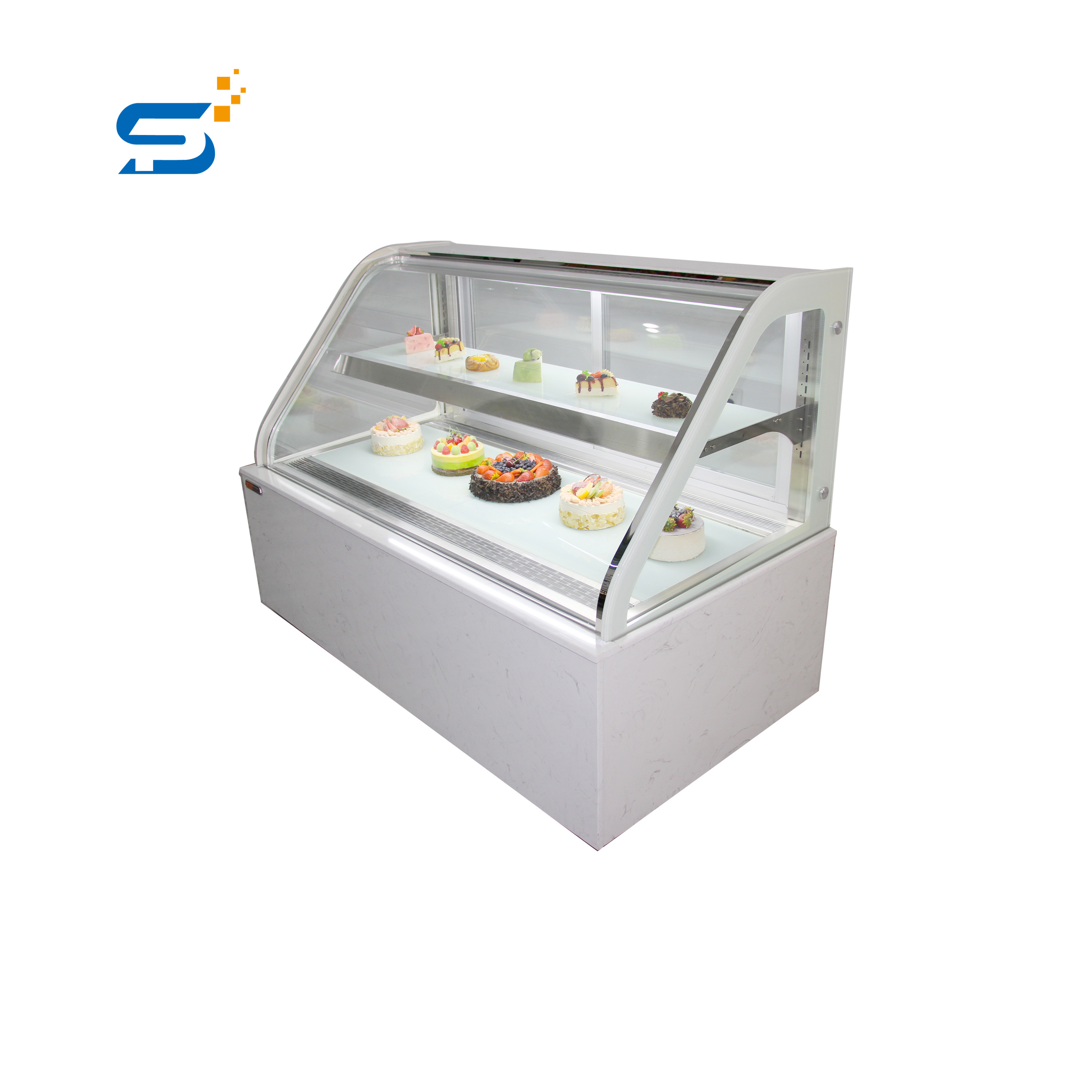 High quality 260/365/475/580/655L chocolate fridge showcase pastry refrigerator vertical cake display freezer