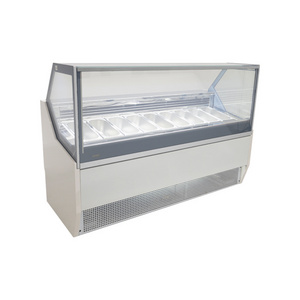 High quality gelato display case,ice cream display freezer for sale and 12 flavor mini ice cream display freezer