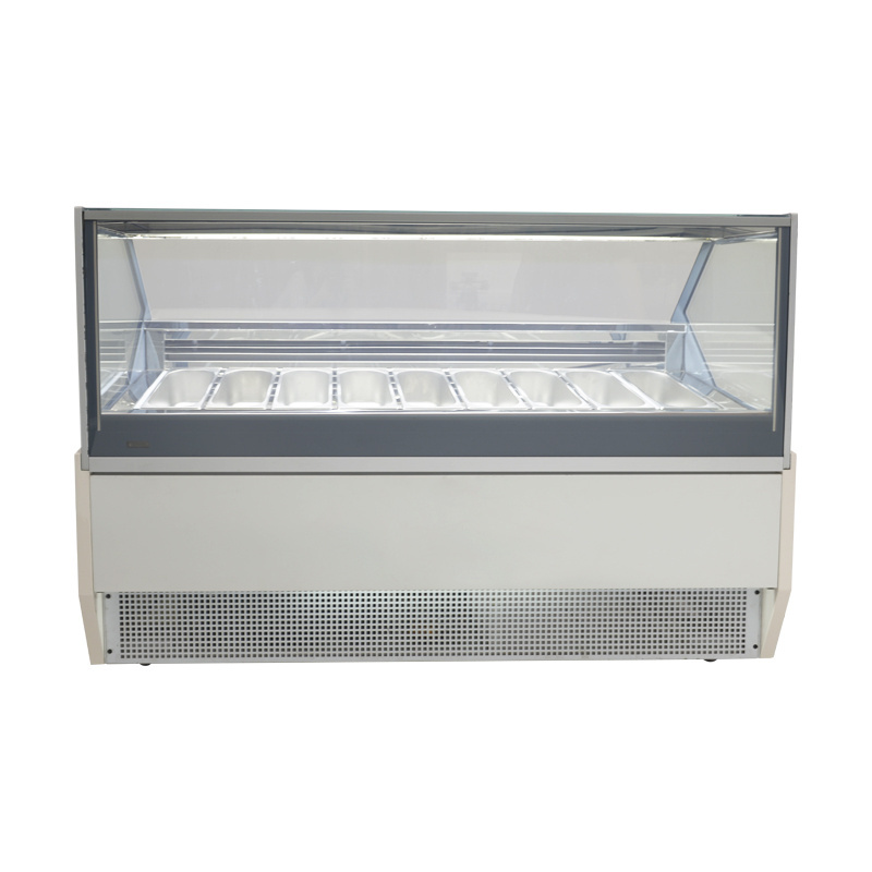 High quality gelato display case,ice cream display freezer for sale and 12 flavor mini ice cream display freezer