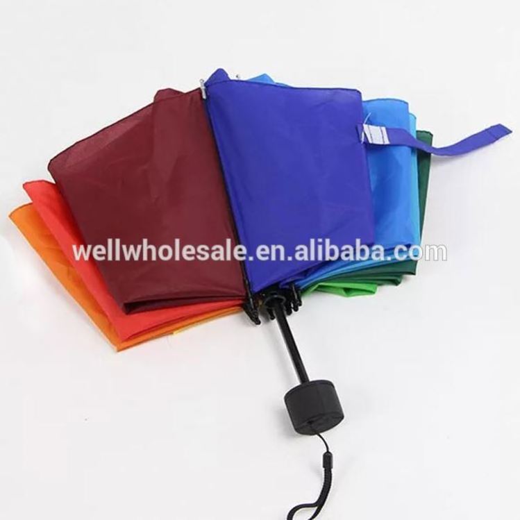 promotional cheap 9 ribs folding umbrella